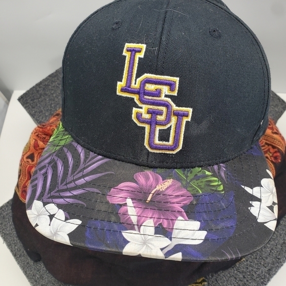 Top of the World LSU Geaux Tigers Snap Back Adjustable Cap Licensed Hat - Picture 2 of 10